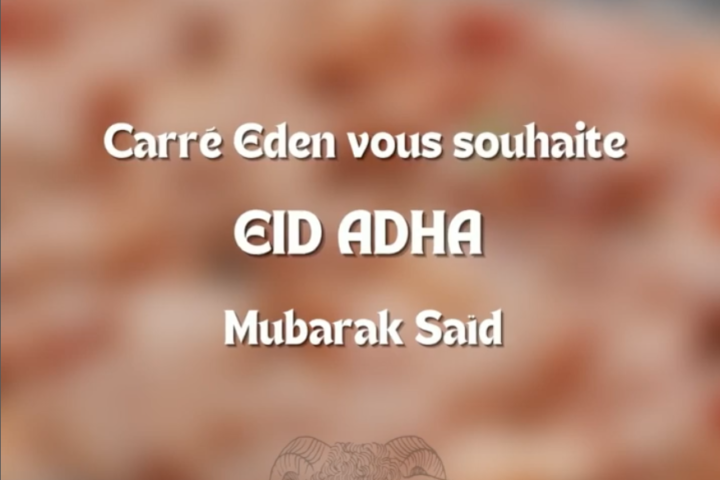 𝐂𝐚𝐫𝐫𝐞́ 𝐄𝐝𝐞𝐧 vous souhait Eid Adha Mubarak 🐑