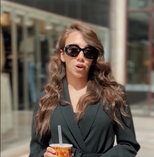 She means business and she does it in style